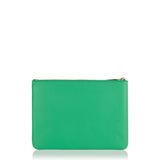 Logo-detail leather wallet