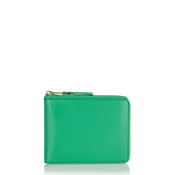 Zip-around leather wallet