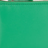 Zip-around leather wallet