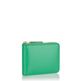 Zip-around leather wallet