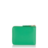 Zip-around leather wallet