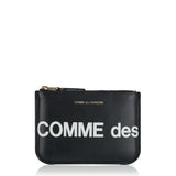 Logo zip pouch wallet