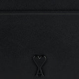 Ami Paris Ami de Cœur leather card holder