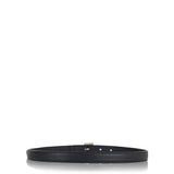 Cassandre thin grained leather belt