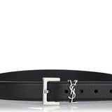 Cassandre grained leather belt