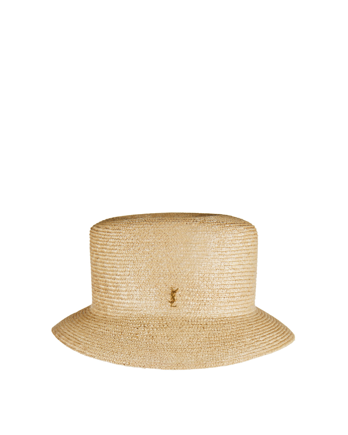 Yves Saint Laurent women\'s woven bucket hat (head circumference 57cm) bucket hat in nylon in Black | Saint Laurent | YSL EN-US main image 3