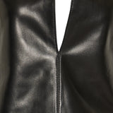 Khaite Von leather top
