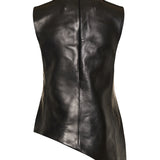 Khaite Von leather top