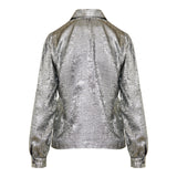 The shiny staple blouse