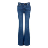 The Icon flared‑leg jeans