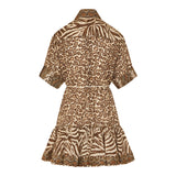 Wanderlust lantern mini dress