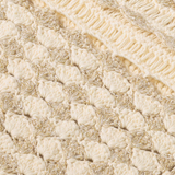 Wanderlust metallic crochet tank top