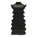 Rebellion frill mini dress