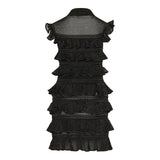 Rebellion frill mini dress