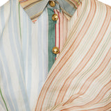 Rebellion striped mini dress