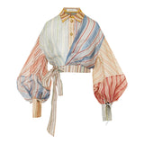 Rebellion striped blouse