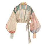 Rebellion striped blouse