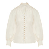 Rebellion lace-trimmed blouse