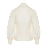 Rebellion lace-trimmed blouse