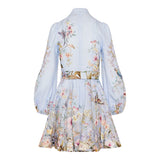 Rebellion button mini dress