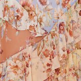 Awaken frilled slip dress