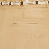 Awaken embroidered kick flare trousers