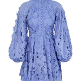 Zimmermann Patience long-sleeve floral mini dress