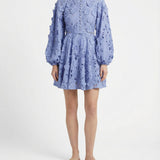 Zimmermann Patience long-sleeve floral mini dress