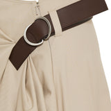 Belted skirt