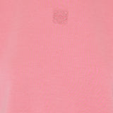 Asymmetric cotton-blend T-shirt