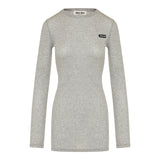 Cotton‑jersey mini dress