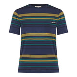 Striped cotton jersey t‑shirt