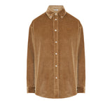 Corduroy suede shirt