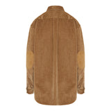 Corduroy suede shirt