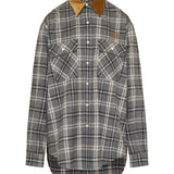 Checked flannel shirt
