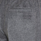 Wool-cashmere straight trousers