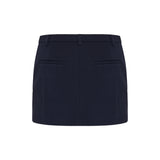 Tailored mini skirt
