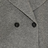 Oversized ribbed wool cardigan