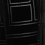 Devoré velvet wide‑leg trousers