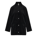 Corduroy overshirt jacket