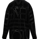 Velvet devoré shirt