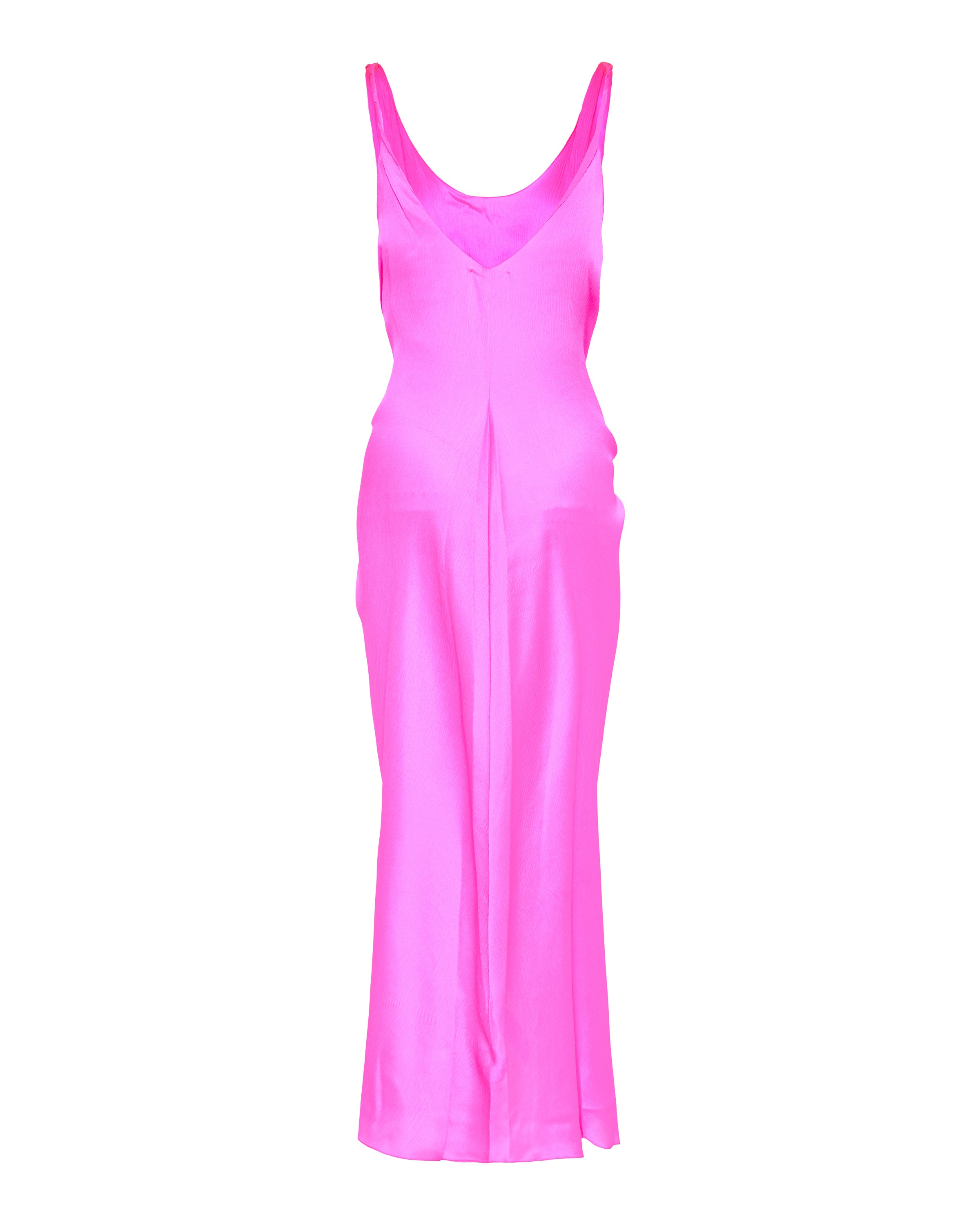jw anderson pink dress Womens Knotted Waist Longline Dress In Pink