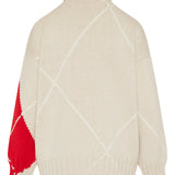 x Pringle turtleneck argyle jumper