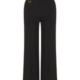 Tailored stretch wool trousers