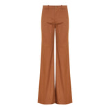 High‑rise flared trousers