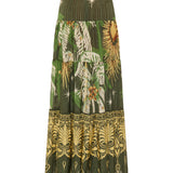 Johanna Ortiz Relatos de Mi Tierra print silk-cotton skirt