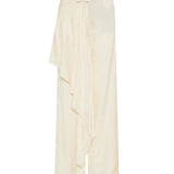 Calma draped satin trousers