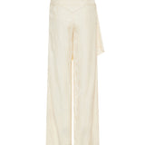 Calma draped satin trousers