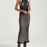 Givenchy Halterneck mesh dress
