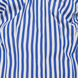 Slashed striped poplin shirt